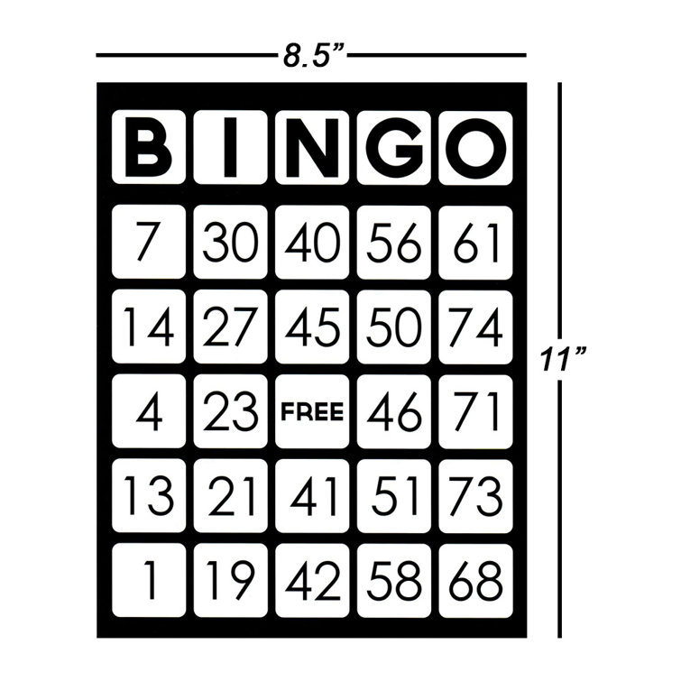 GSE Games & Sports Expert Ez Readers Large Paper Bingo Cards & Reviews